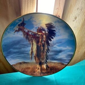 Native American Chief Decorative Plate